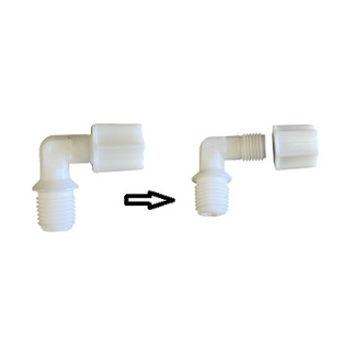 4046-K Male Elbow Fitting Compression type 1/4" OD 3/8" NPT