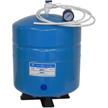 532bpg, PAE RO water pressure tank container blue bladder pressure gauge ball valve 4G