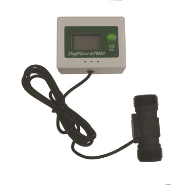 FM6710-66, 3/4" NPT Digiflow Digital Flow Meter Monitor count up total Water Gallon