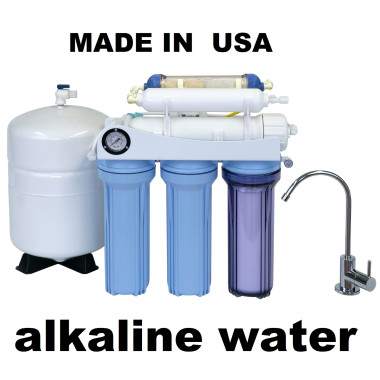 .K6ALK KoolerMax 6 Stage Alkaline pH REVERSE OSMOSIS RO WATER FILTER SYSTEM