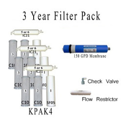 Value Pack - Entire 3 Years of Replacement Filters and Maintenance Kit for K5150P System