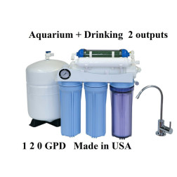 150 GPD Hydroponics RO water system Koolermax Reverse Osmosis HK-120 USA Made 