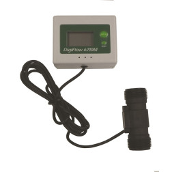 FM6710-66, 3/4" NPT Digiflow Digital Flow Meter Monitor count up total Water Gallon