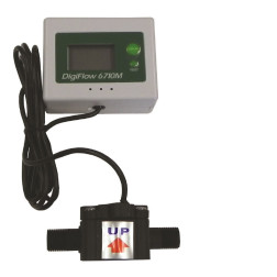 FM6710M-L, Digiflow 1/4NPT Digital Flow Meter Monitor Liter Model Count up Total Water