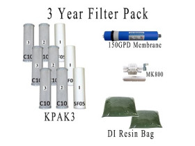 Value Pack- Entire 3 Years of Replacement Filters and Maintenance Kit for AR122 System
