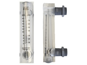 AQF-600-220, Flow Meter Panel Mount 1" NPT