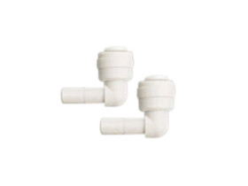 ATEU2-0406 Tube Elbow Union 1/4 OD 3/8 Stem Double Reducer Fitting 