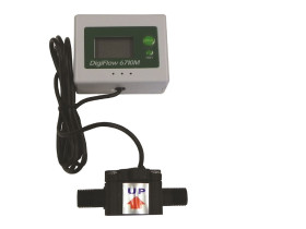 FM6710M-L, Digiflow 1/4NPT Digital Flow Meter Monitor Liter Model Count up Total Water