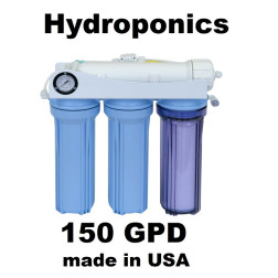 .HK120 Aeroponics Hydroponics RO Reverse Osmosis Water System 150GPD Plants Garden